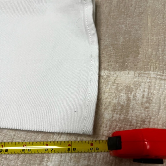 EXPRESS Editor White Jeans NWT Size 8S - Picture 5 of 7